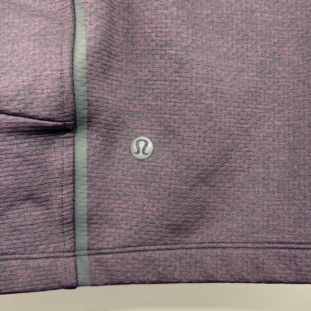 Lululemon Textured Tech Short Purple 6” L - Picture 9 of 9